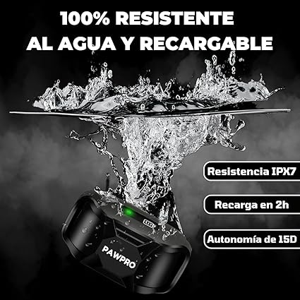 Collar adiestramiento resistente al agua