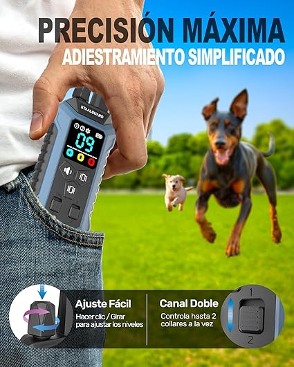 Collar adiestramiento sin descargas electricas