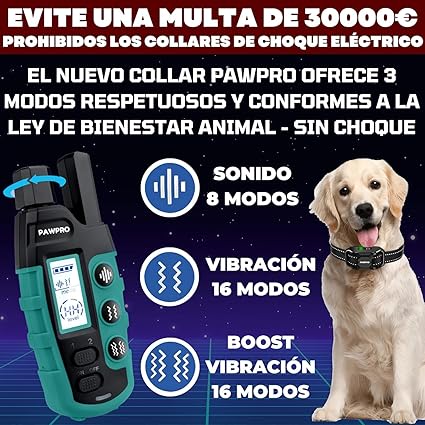 collar adiestramiento perros sin descarga
